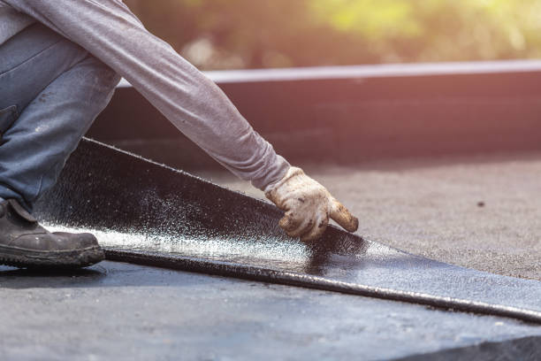Professional Exterior Waterproofing technician working in Burt, NY